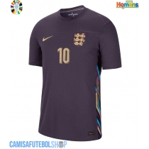 Camisa de time de futebol Inglaterra Jude Bellingham #10 Replicas 2º Equipamento Europeu 2024 Manga Curta